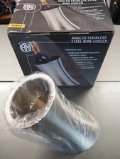 American Metalcraft SLWC2 Angled Stainless Steel Brushed Wine Cooler Chiller
