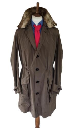 Burberry Mens Lightweight Jacket Small IT 48 UK 38" Chest S Coat Detachable Mink