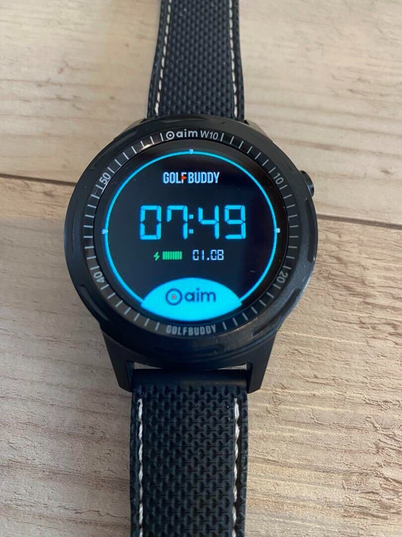 Golf Buddy Aim W10 GPS Watch Scorecard Distance Course Touch Golf Buddy Aim W10 GPS Watch Scorecard Distance Course Touch