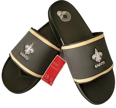 Nike Offcourt NFL New Orleans Saints Men's Slides Flip Flops DD0544-002 Size 15