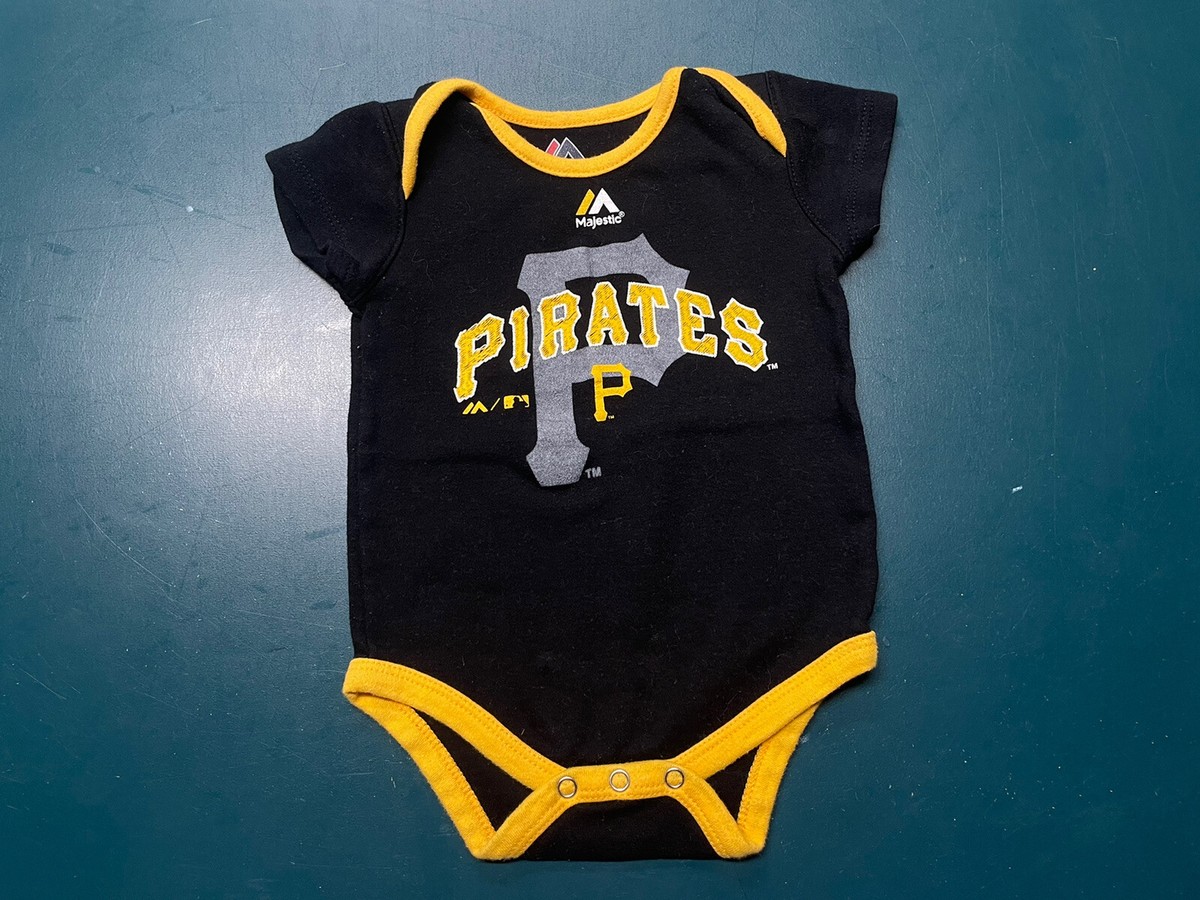 Pittsburgh Pirates MLB Majestic Infant Bodysuit Size 3-6 Months