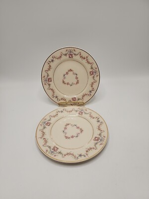 Syracuse ''Arcadia'' 6 1/4 Inch Bread Plate-Set of 2