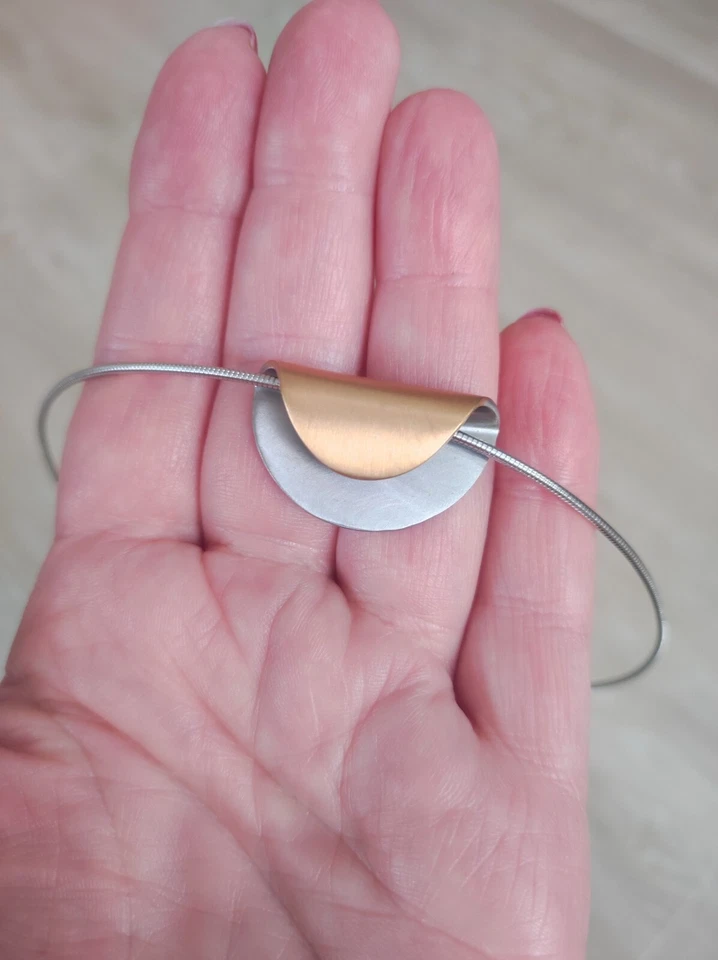 SMYKE Schmuckdesign Reif mit Anhänger Edelstahl, bicolor Rosegold - Bild 2 von 4