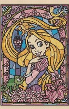 Disney Tangle Stained Glass Counted Cross Stitch CHARTNo. 10-59