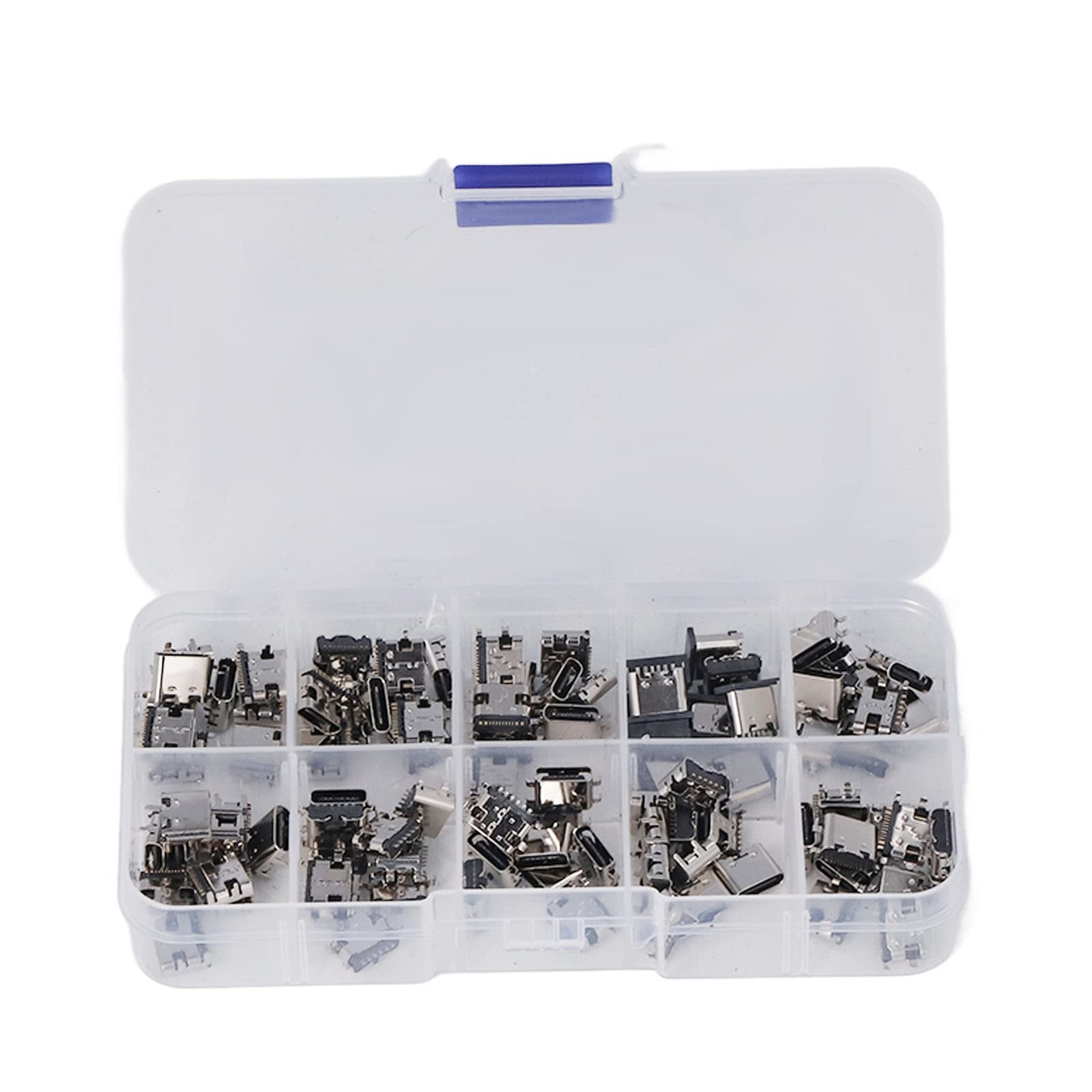 Kit 100 Jack USB-C Femmina g4R: Ricambi SMD per Riparazione Circuiti