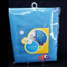 Shower Curtain Sea Life Fabric Bath Fish Octopus Ocean Do Your Room 70 x 72 New