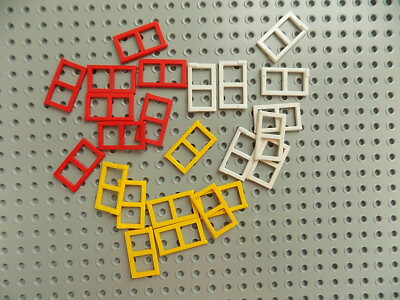Lego lot of 8 Panes for Window 1 x 2 x 3  part 3854 pick your color