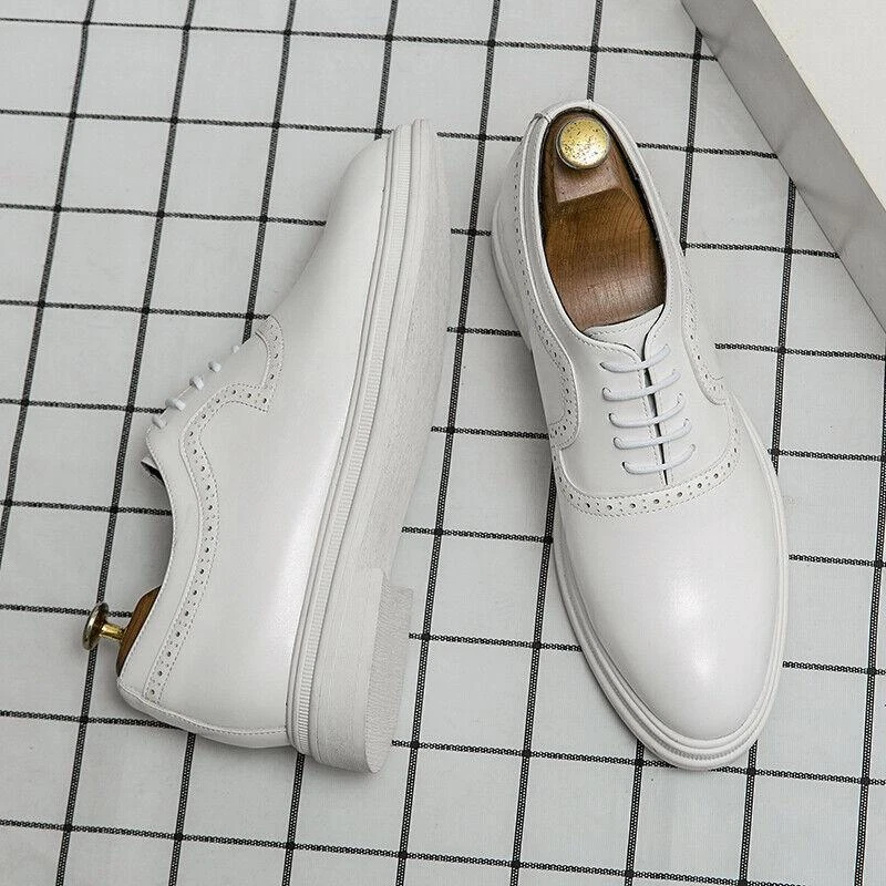 Oxford E White Dress Shoes for Men for sale | eBay
