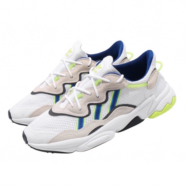Adidas Ozweego Cloud White Mens Size 9.5 Adidas Mens 004001 White Ozweego Chalk Mesh Lace Up Size 9.5  main image 4