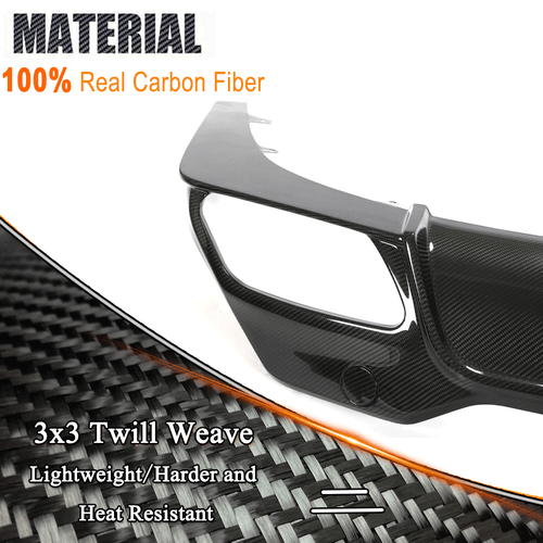 For BMW 8 Series G14 G15 M850i M-Sport 2018-2024 DRY Carbon Rear Bumper Diffuser - Bild 4 von 12