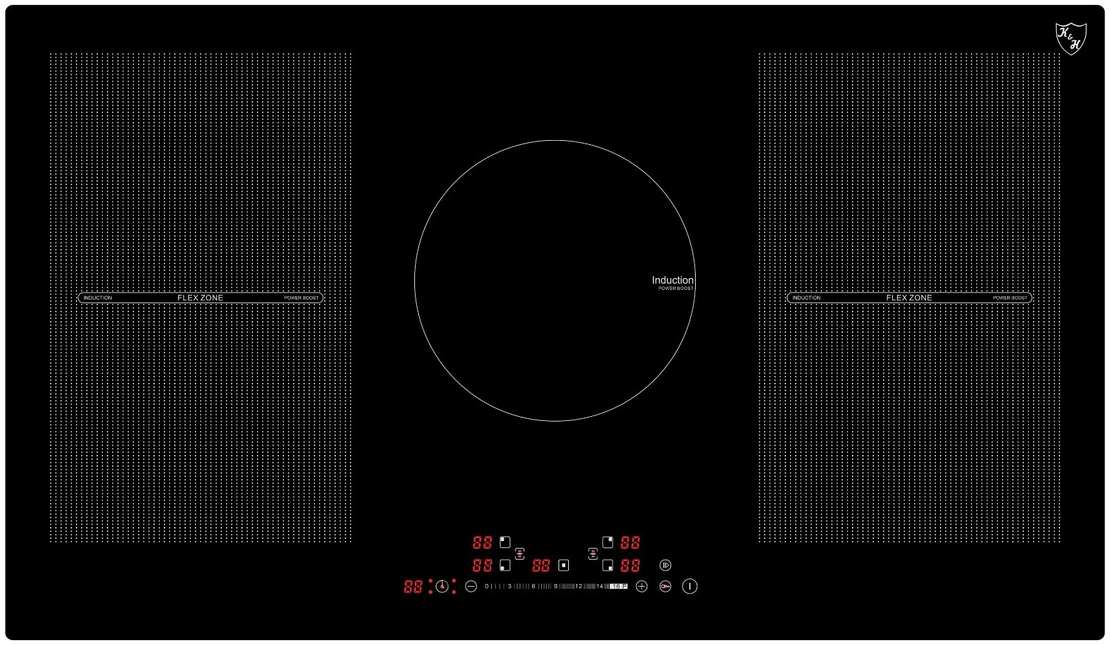 K&H 5 Burner 36" Induction Ceramic Cooktop 240V 9400W IN36-9400FLX
Opens in a new window or tab