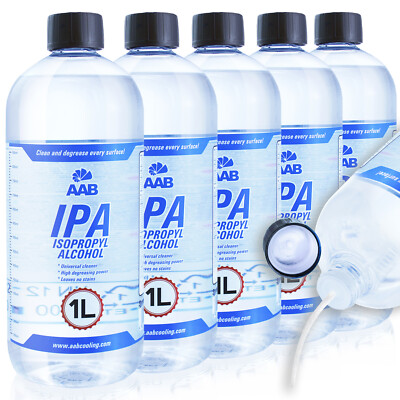 5x AABCOOLING IPA 1-L Isopropanol Isopropylalkohol Reiniger 2-Propanol 99,7%