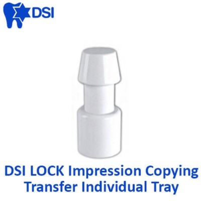 DSI LOCK Dental Adapter Head Snap On Plastic Transfer Impression Tray