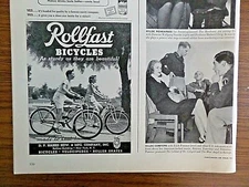 1947 Rollfast Bicycles Ad  D. P. Harris Hdw & Mfg Co New York NY