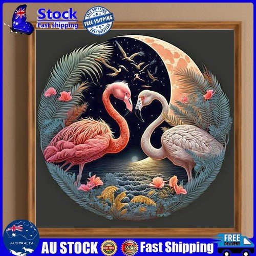  5D DIY Full Round Drill Diamond Painting Redcrowned Crane Home Decor