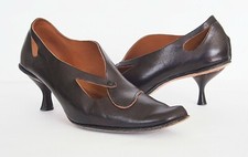 Cydwoq Vintage Women's Leather Shoes Brown Size 37.5 US 7.5