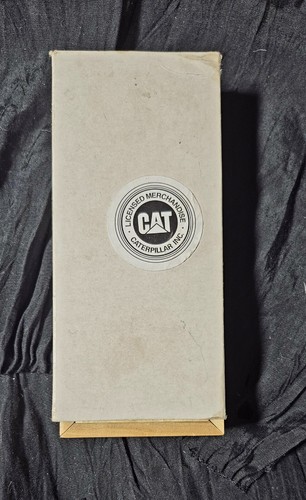 CAT Caterpillar Pocket Watch With Wood Box and Warranty Paper - Promotional Gift - Picture 6 of 6