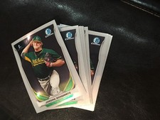 2014 Bowman Draft CDP119 Jordan Schwartz 10 count all chrome lot Oakland A's
