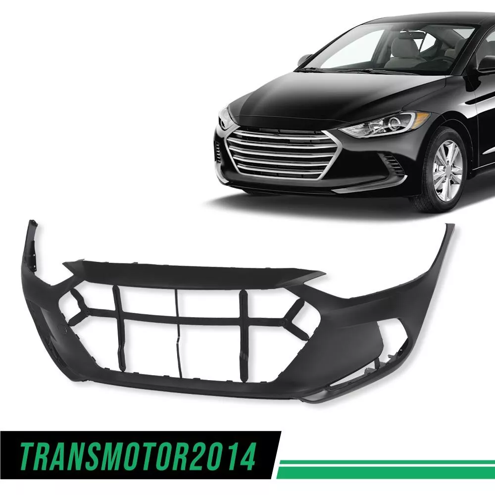 FRONT BUMPER COVER REPLACEMENT FIT FOR 2017 2018 HYUNDAI ELANTRA