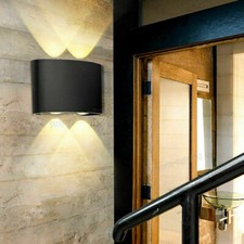 4W LED Wandleuchte Außen Innen Wandlampe Up Down Licht Innen Strahler Leuchten