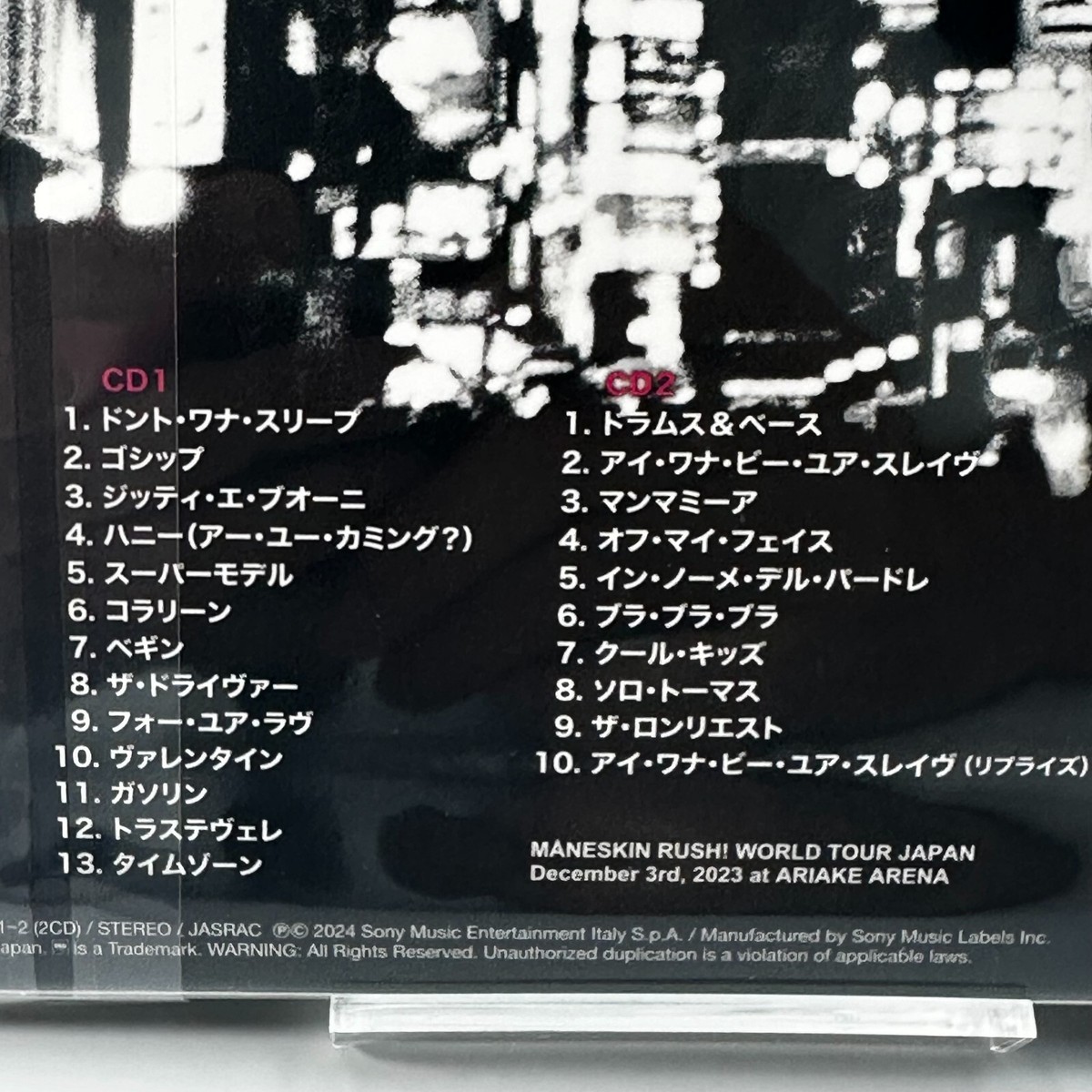 NEW] Japan Exclusive CD Maneskin / Live In Japan Rush World