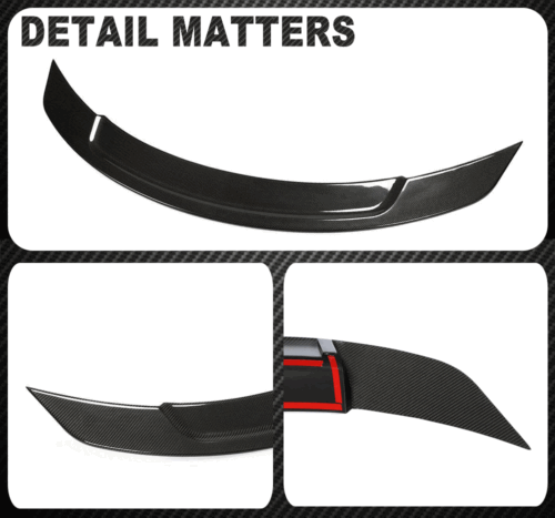 Für Mercedes C238 E450 E500 E53 Coupe 2017-2021 Carbon Heckspoiler Spoiler Lippe - Bild 13 von 13