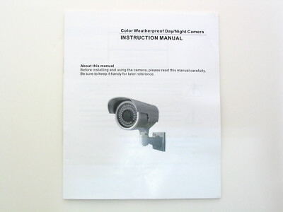 Color Weatherproof Day/Night CCTV Indoor/Outdoor Security Camera