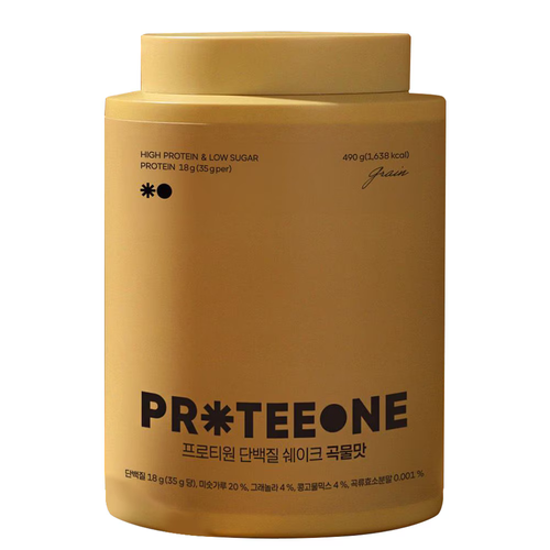 protee one PROTEEONE Korean Healthy Protein Shake 490g Chocolate  green tea - Foto 4 di 13
