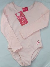 NWT CAPEZIO FUTURE STAR pink Long Sleeve leotard,size 2XS