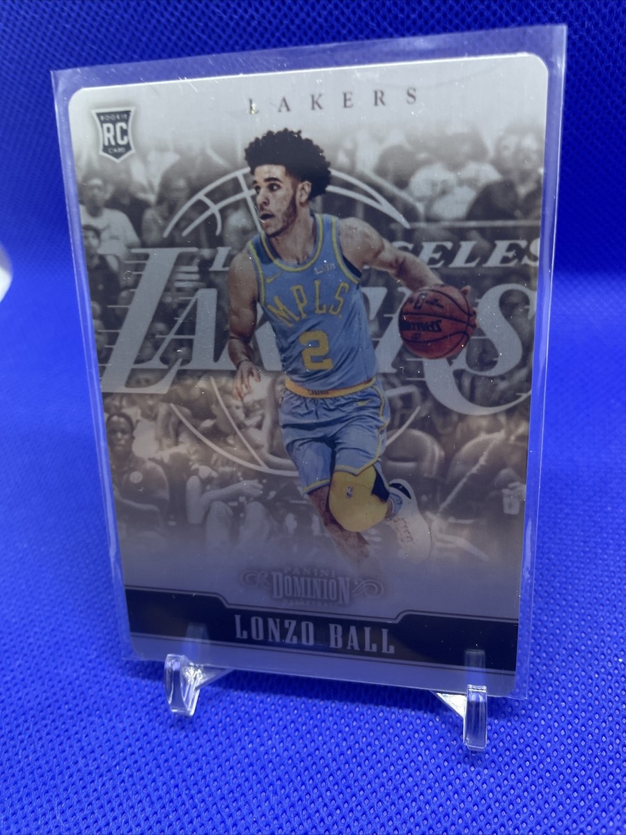 2017-18 PANINI DOMINION LONZO BALL METAL ROOKIE /199 RC LA LAKERS 