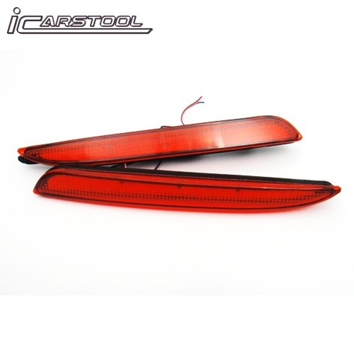 Red Lens LED Bumper Reflector Tail Brake Stop Light For 2010-13 Mazda 3 Axela BL - Picture 8 of 21