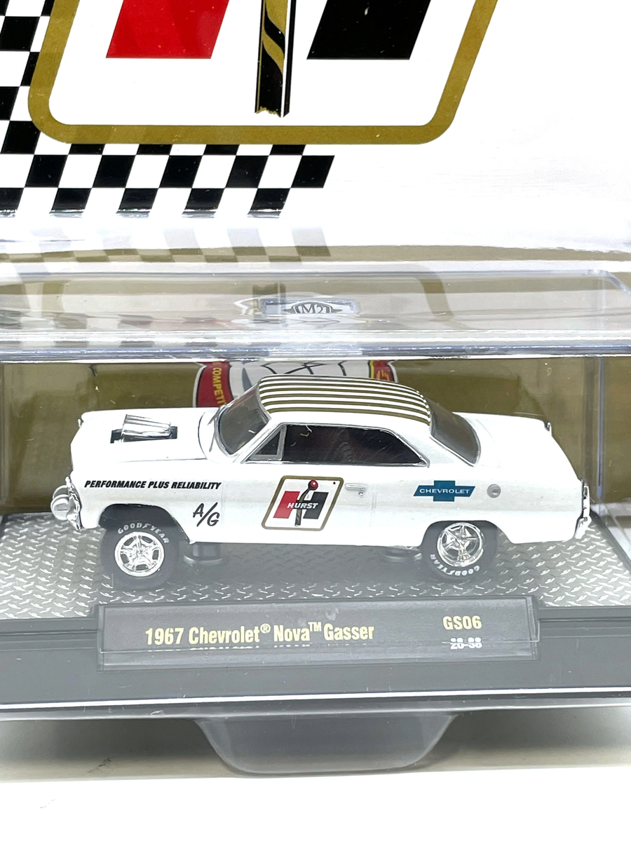 M2 Machines 1 64 Diecast Cars 1967 Chevrolet Nova Gasser Ltd
