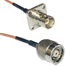 RG316 BNC Flange Female to RP-TNC MALE RF Cable Rapid-SHIP LOT