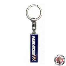 Porte-clés métal décalcomanie cache latéral arrière Honda NS400R 16 direction...