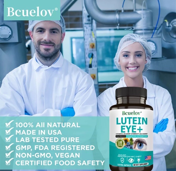 Lutein + Vitamin A Capsules - Supports eye health and balanced vision