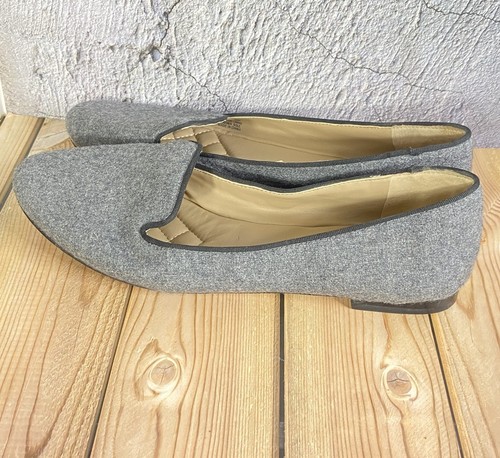 Vince Camuto VP Lilliana Gray Wool Leather Sole Flats Women's Size9B-Medium - Picture 3 of 8