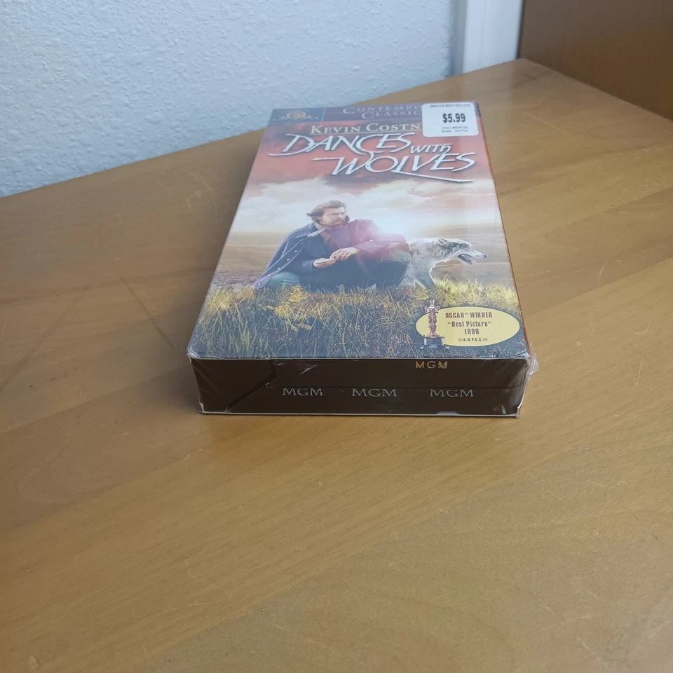 Dances with Wolves VHS Movie - Kevin Costner - 1990 -Action/Adventure New Sealed - Image 3 of 4