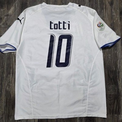 2006 Puma Italy Away Soccer Jersey Francesco Totti Men XL World