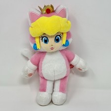 Nintendo TOKYO Neko Princesa Melocotón Orejas de Gato Rosa Peluche Juguete Suave Super Mario Bros