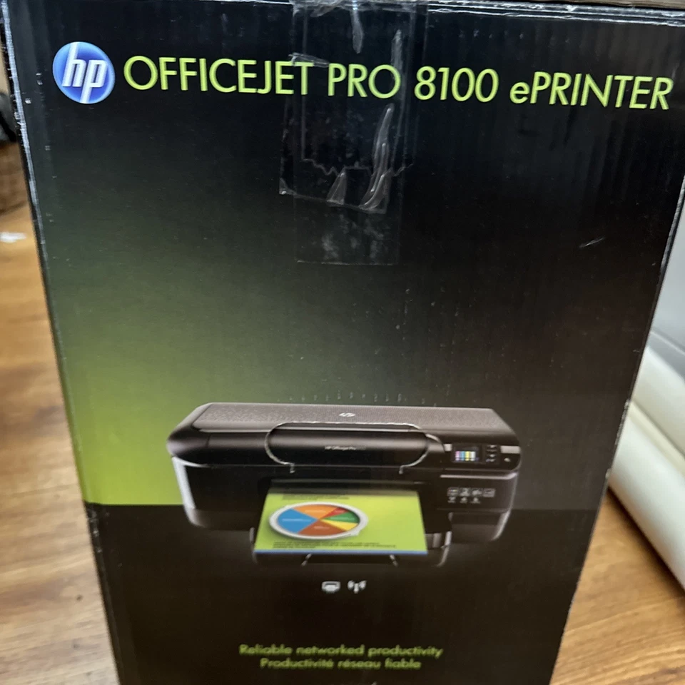 HP CM752A OfficeJet Pro 8100 4800 x 1200 DPI A4 Wi-Fi Inkjet Printer - Black - Image 4 of 4
