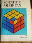 SCIENTIFIC AMERICAN MAGAZINE MARCH 1981 MAGIC RUBIK CUBOLOGY MOUNT ST HELENS