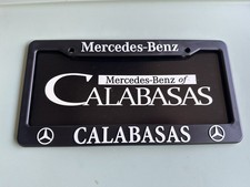 Mercedes-benz Of Calabasas Ca Car Dealer License Plate Frame And Insert