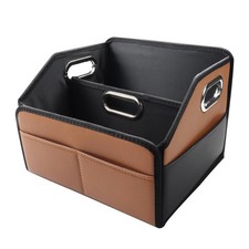 Car Organizer - 2025 Upgraded Leather Car Storage Organizer for Front Back Se...