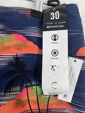 Hurley Phantom Boardshorts 30 Mens 20  Board Shorts 9  Inseam Tropical Print