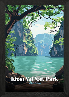 Gerahmtes Wandbild Poster Leinwanddruck Bild Khao Yai Nationalpark Thailand