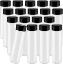 18 PCS 17 Oz Bulk Empty Sensory Bottles, Plastic Juice Bottles with Caps, Reusab