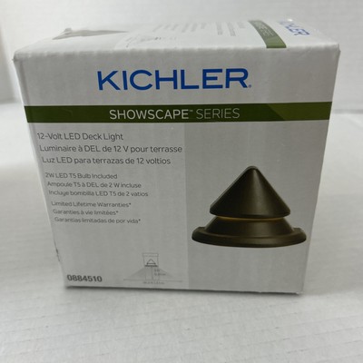 Kichler 180-Lumen 2Watt Olde Bronze Hardwired LED Outdoor Step & Stair light NEW