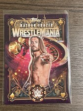 2026 Topps Nathan Frazer WWE Wrestlemania World 42 Exclusive Card /249