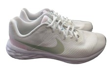 Nike Revolution 6 Next Nature GS Youth Size 4Y White Pink Running Shoes DR9980-1