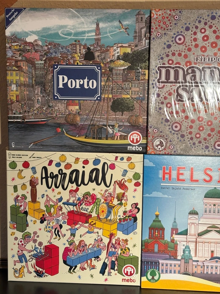 4 Spiele Paket:Porto/Arraial/Mandala Stones + Erweiterung/Helsinki + Erweiterung - Bild 4 von 4
